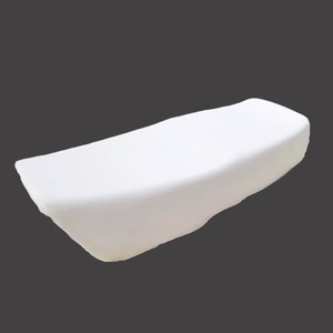 Sièges à deux roues blancs de taille personnalisable avec coussin en mousse de polyuréthane (PU) durable et durable - Product Image 2