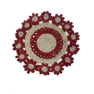 Nouveaux tapis ronds en jute de qualité standard, multicolores, différentes tailles, prix bas, design tendance, exportés du Bangladesh. - Product Image 1