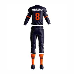 La mejor calidad, servicio OEM, ropa de entrenamiento, uniforme de béisbol, nuevo diseño, uniforme de béisbol, Conjunto de camiseta y pantalones de béisbol - Product Image 2