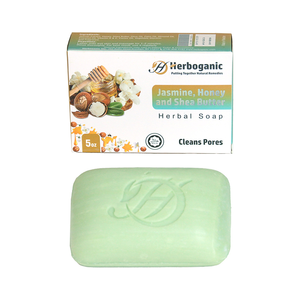 สบู่บาร์น้ำผึ้งและดอกไม้ดอกมะลิเชียบัตเตอร์และน้ำผึ้งสำหรับผิวนุ่มเปล่งปลั่ง - Product Image 1