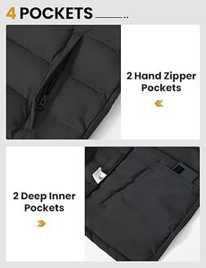 Venta Directa de Fábrica, Chaleco Acolchado con Cierre y Cuello en V, Personalizable, Transpirable, de Alta Calidad, para Hombre, Invierno, Casual - Product Image 6