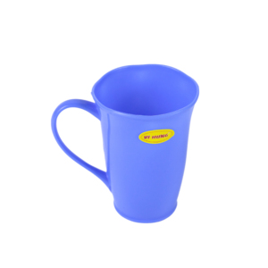 Taza de Plástico PP de 440 ml Libre de BPA, Borde Ondulado Alto, Reutilizable, Apta para Lavavajillas, Ecológica, con Asa Lateral, para Comedor Escolar y Familia - Product Image 3