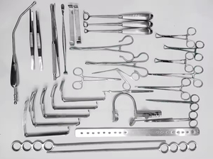 Kit de instrumentos otorrinolaringológicos profesionales para amigdalectomía Adenoidectomía Fuente de alimentación manual Instrumentos quirúrgicos Caja Base Quirúrgica - Product Image 5