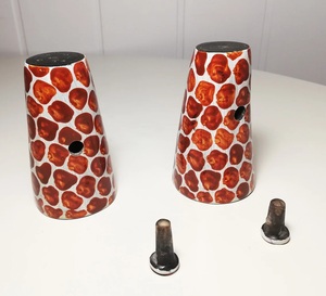 Salière et poivrière en corne de buffle de haute qualité accessoires de cuisine maison et cuisine hôtel restaurant utilisation avec taille personnalisée - Product Image 1