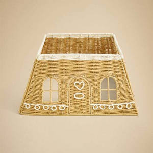 Handcrafted Seagrass Christmas Tree Skirt House Design Wicker Tree Base Cover OEM ODM Factory Wholesale - Product Image 1