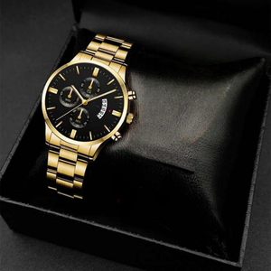 Reloj de Cuarzo Liso al por Mayor, Logotipo Personalizado, Acero Inoxidable, Minimalista, Impermeable, Moda Unisex, Reloj de Pulsera Clásico - Product Image 3