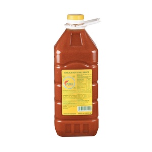 Salsa de Chile fresco Chilica OEM 4536G (160oz) Botella Soporte de muestra Salsa de chile picante roja certificada Halal para sumergir y cocinar - Product Image 4