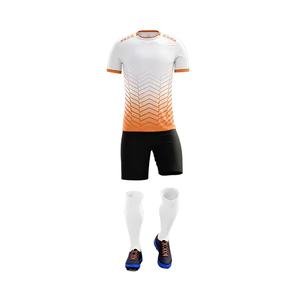 Wholesale Custom Print Soccer Kit Breathable Short Sleeve Jersey with Name Print <b>Cheap</b> <b>Football</b> Uniform Set - Product Image 3