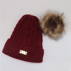 Wholesale Custom Logo <b>Beanie</b> Winter Warm Ribbed Knit Hats Embroidered Cuffed <b>Slouchy</b> <b>Beanies</b> Fashion Skullcap Outdoor Unisex - Product Image 3