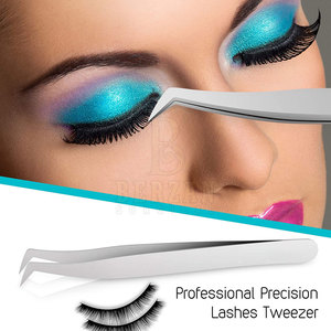 Pince à épiler pour extensions de cils en acier inoxydable de haute qualité, meilleur applicateur - Product Image 3