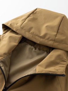 Custom Cheap <b>Half</b> <b>Zip</b> Windbreaker <b>Jacket</b> Fashion Casual WindBreaker <b>Jacket</b> Coat <b>Men</b> Spring Casual Outwear Solid Color Polyester - Product Image 3