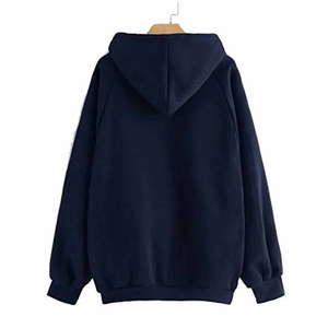 Sweat à capuche zippé vierge pour femmes avec logo personnalisé pull à manches longues en coton biologique polaire 500 gsm - Product Image 6