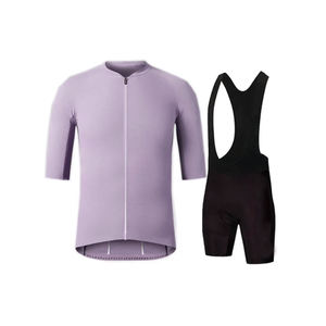 Ropa deportiva de último diseño, traje de Ciclismo de manga corta, uniforme de ciclismo de montaña, conjunto de ciclismo con Baberos cómodos - Product Image 2