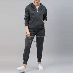 Ensemble de survêtement 100% coton |   Tissu doux naturel |   Vêtements de sport pour femmes, jogging, course à pied, salle de sport - Product Image 4