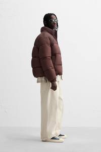 แจ็กเก็ตขนปุยหนังสำหรับผู้ชายเสื้อแจ็กเก็ตแบบฟิวชั่นแบบรวดเร็วน้ำหนักเบาระบายอากาศเป็นมิตรกับสิ่งแวดล้อม - Product Image 6