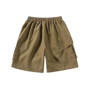 กางเกงขาสั้นผ้าเดนิมสำหรับผู้ชายกางเกงขาสั้นแห้งเร็วสำหรับเล่นกีฬาออกกำลังกายโลโก้แบบกำหนดเอง - Product Image 4