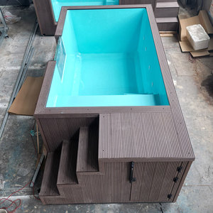 Giá rẻ máy bay phản lực piscine FRP trên mặt đất hồ bơi ngoài trời giá rẻ hình chữ nhật sợi thủy tinh nhà vườn container hồ bơi nhà sản xuất - Product Image 4