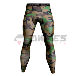 Collants de gymnastique à taille élastique Pantalon de compression taille moyenne pour hommes Leggings actifs à séchage rapide Jogger Pantalon d'entraînement à imprimé floral - Product Image 1