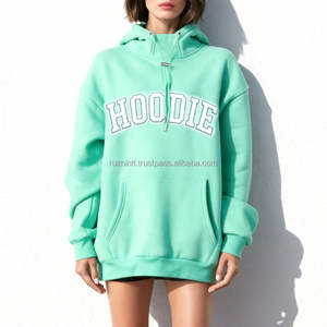 Sudadera con Capucha de Felpa Gruesa y Cómoda, Corte Holgado con Capucha con Cordón, Ideal para Uso Diario Informal en Temporada de Frío - Product Image 2