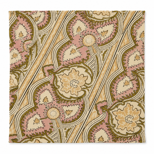 Custom Design Organic Eco-Friendly Lightweight Woven Handblock Quick-Dry <b>Purple</b> Flower Printed 60S60S Yarn 44 Cotton <b>Fabric</b> - Product Image 1