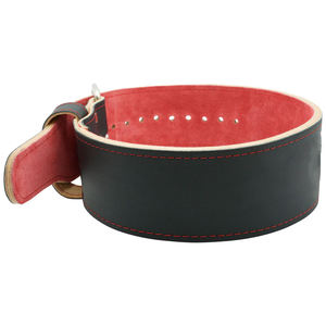 Cinturones de entrenamiento de levantamiento muerto de potencia de entrenamiento de gimnasio de servicio pesado personalizados Hebilla transpirable y cuero de vaca Soporte OEM - Product Image 2