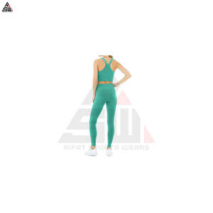 Conjunto Deportivo de Yoga de 2 Piezas para Mujer, Talla Grande, Diseño Nuevo, Alta Calidad, Tejido Transpirable de Spandex/Nailon - Product Image 2