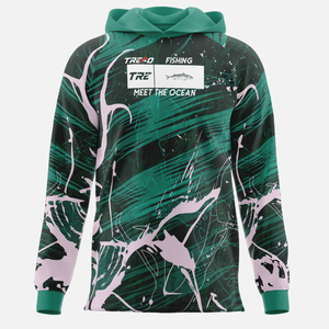 New Classic Lightweight <b>Men's</b> Fishing Hoodie Breathable <b>Long</b> <b>Sleeve</b> Pullover with UPF 50 Sublimation Fishing Wear for Sale - Product Image 3