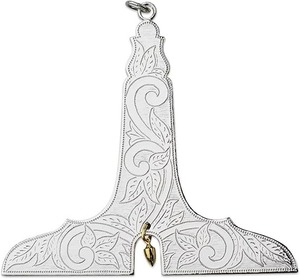 Ensemble de bijoux de collier maçonnique, cadeau pour les officiers de la Loge bleue, matériau en zinc, type argent, zinc - Product Image 2