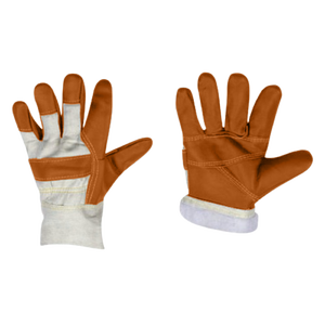 Canadian Rigger Guantes de seguridad de trabajo de alta calidad Industria de cuero de grano de oveja Protección de manos Cuero de aparejo de alta calidad - Product Image 2