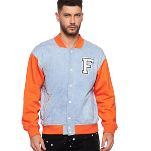 Venta al por mayor casual bombardero béisbol Varsity chaquetas con colores personalizados y logotipos Letterman Warm Varsity chaqueta para hombre y mujer - Product Image 1