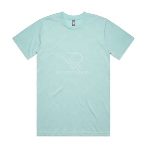 Summer Men's Business Casual Seamless 100% Cotton Short Sleeve T-shirt with Custom Logo Print 300g Quick Dry & Breathable - Product Image 3