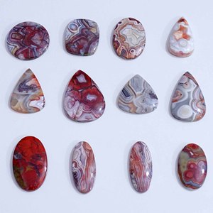 Venta al por mayor Natural Crazy encaje ágata piedras preciosas sueltas cabujón cuarzo fabricación de joyas suministro a granel - Product Image 6