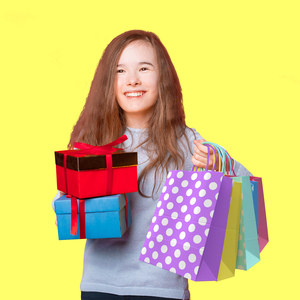Bolsas de Papel para Compras con Estampado Digital de Puntos de Colores, Asas de Cuerda de Algodón, Papel Reciclable, Estilo Clásico para Regalos y Manualidades - Product Image 6