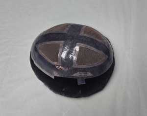 Prothèse capillaire pour homme Sky Light, cheveux humains Remy, cheveux indiens, perruque Taz Hair BD pour homme - Product Image 4