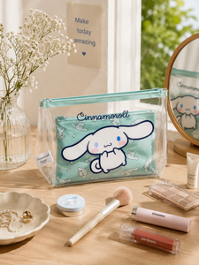 Ensemble de trousses de toilette transparentes ODM, pochette de maquillage de voyage, personnalisation de la marque, fournisseur OEM, étiquette privée - Product Image 1