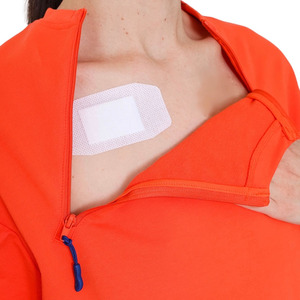 Sweat-shirt épais et chaud à perfusion de chimiothérapie de dialyse pour port de poitrine ou cathéter Fermetures à glissière lisses pour un accès facile pour hommes et femmes - Product Image 3