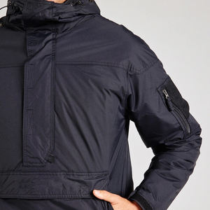 เสื้อแจ็กเก็ตกันน้ำกันลมสำหรับผู้ชายเสื้อแจ็กเก็ตกันหนาวแนวสตรีทแวร์กันฝนมีปกตั้งได้ - Product Image 3