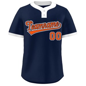 Collège Baseball Jersey Personnalisé Bouton Up Maille Tissu Softball Chemise Jeunesse Fit Tackle Sergé Nom Numéro Vintage Look USA Style - Product Image 5