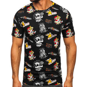 Nueva llegada transpirable hombres sublimación camisetas de talla grande de secado rápido hombres sublimación camiseta para hombres con logotipo personalizado - Product Image 1