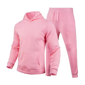 Custom Men's Jogger Sets Private Label Winter Wear Solid Pattern Breathable 100% Polyester Tracksuits Made in Pakistan - Product Image 6