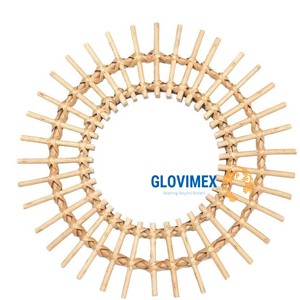 Top New Design Bamboo Rattan <b>Wall</b> Salon <b>Mirror</b> <b>Small</b> <b>Round</b> <b>Mirror</b> Customize Package Home Decors Luxury - Product Image 1