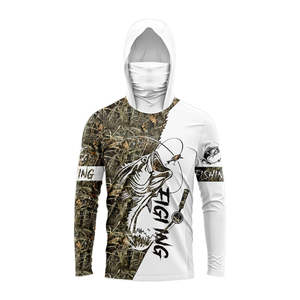 Chemise de pêche pour hommes avec logo personnalisé OEM ODM UPF 50+ Protection UV Refroidissement Séchage rapide Évacuation de l'humidité Vêtements de plein air - Product Image 3