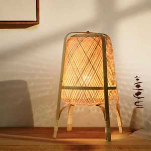 Prix de gros Lampe en bambou faite à la main naturelle décorative sans lumière pour chambre à coucher du Vietnam - Product Image 2