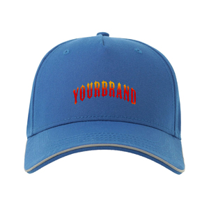 Personnalisable 100% coton réglable 6 panneaux casquette de Baseball unisexe à la mode personnalisé DTF imprimé Logo tenue décontracté haute commune - Product Image 1