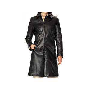 Blazer en cuir pour femme 2022, haute qualité, coupe-vent en peau de mouton - Product Image 2