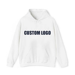 Sudadera con capucha mezclada de algodón americano de alta calidad 620GSM para hombre con logotipo personalizado, chaqueta deportiva gruesa de Color sólido para hombre teñida lisa - Product Image 4