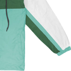 Nuevo estilo Panel trabajo empalme colores cuello con capucha rompevientos conjunto Etiqueta Privada de talla grande DTG impreso hombres chándales Jogging Wear - Product Image 4