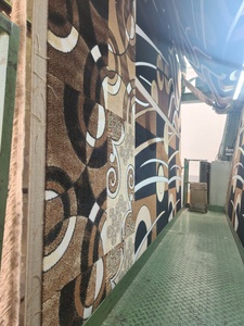 Alfombra Turca de Poliéster Afelpada Adiva, Tejida en Jacquard, Hecha a Máquina, de Pelo Alto, Acolchada, Reversible, Lavable, con Respaldo Antideslizante de Yute - Product Image 2