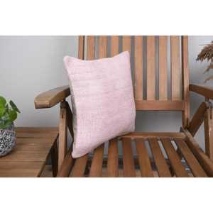 Oreiller en laine Kilim turc rustique 14x14 pouces oreiller d'accent de luxe avec impression carrée vintage pour literie de salon - Product Image 2