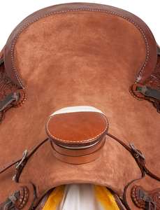 Selle de cheval en cuir occidental de Cowboy de travail de ranch d'arbre de Wade robuste de qualité supérieure de haute qualité avec des selles de cheval d'ensemble - Product Image 6